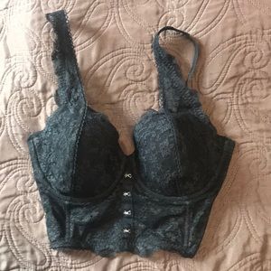 Victoria Secret Black Lace corset